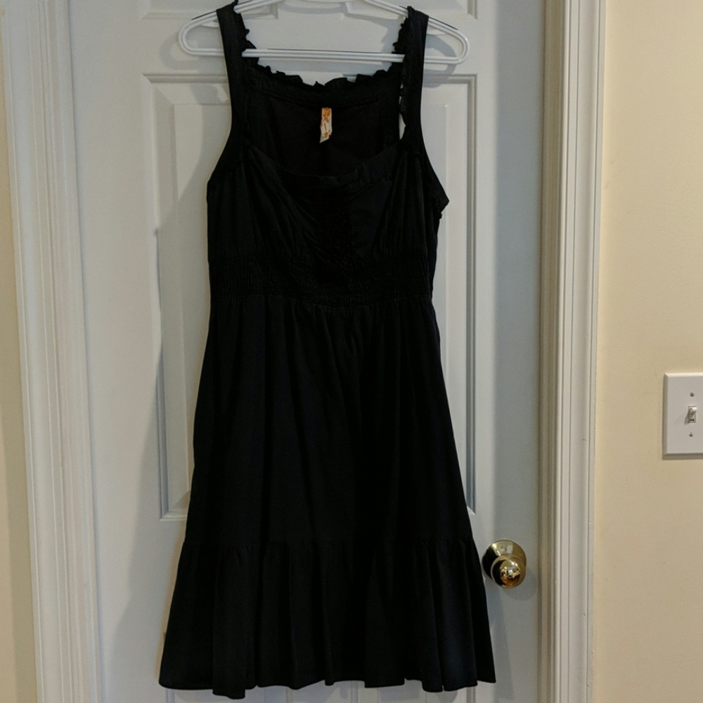Anthropologie Maeve Black Dress